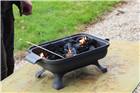 Cast iron table barbecue