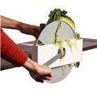 Handle turned cabbage cutter