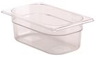 BPA free gastronorm container 1/4 in copolyester. Height 10 cm.