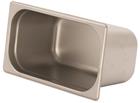 Stainless steel gastronorm container 1/3. Height: 15 cm EN-631