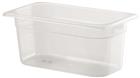 Gastronorm container 1/3 in polypropylene. Height 15 cm