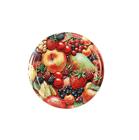 Twist-off lids with matt fruit décor - 63 mm by 10