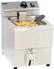 Electric 8 litre deep fryer with a tap