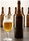 Smoked glass 75 cl beer bottle by 6