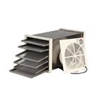 Tunnel food dehydrator in stainless steel with 6 trays