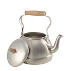 2 liter aluminum kettle with wooden handle