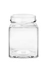 314 ml square glass jar with capsule with high skirt 66 mm by 24