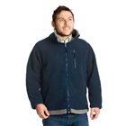 Bartavel Husky Navy Blue Long Sleeve Fleece Jacket 3XL