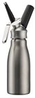 Professional stainless steel 0.5 litre siphon for whipped cream and mousses