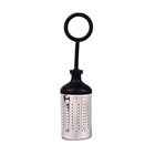 Stainless steel and rubber infuser for stainless steel growler