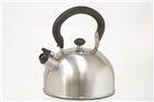 2.5-liter stainless steel whistling kettle with folding handle