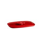 Red lid Grand Cru for rectangular baking dish 36 cm Ultime Emile Henry