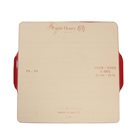 Oven plate and barbecue in square ceramic 35 cm red Grand Cru Emile Henry EXCLU