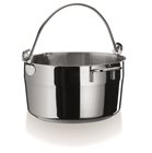 Stainless steel induction jam bowl 10 liters 30 cm with handle