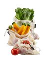 100% cotton reusable fruit and vegetable bag