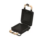 2 in 1 black non-stick waffle iron for waffles and sandwiches 600 W