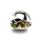 Induction stainless steel cataplana 32 cm 6 to 8 portions