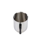 Stainless steel bowl for 3 liter induction hand blender with handle