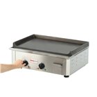 Electric plancha cast iron 20 mm 60x40 cm professional 3500 W stainless steel frame made in France