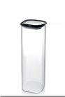 Glass storage box with lid 2.5 liters for airtight bulk