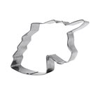 Set of 4 stainless steel cookie cutters 2 unicorns rainbow star