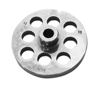 Stainless steel 18 mm plate for n° 32 grinders