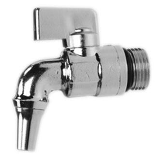 Chrome tap for stainless steel oil can