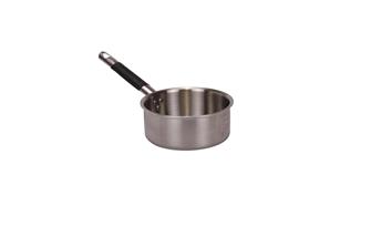 Aluinox induction pan in aluminium/stainless steel 18 cm