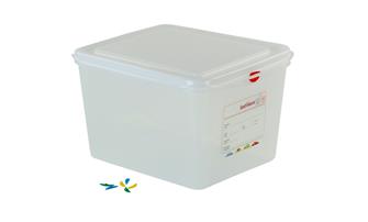 Hermetic plastic box Gastronorm 1/2. Capacity: 12.5 litres, Height: 20 cm