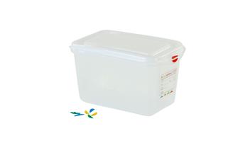 Hermetic plastic box Gastronorm 1/4. Capacity: 4.3 litres, Height: 15 cm