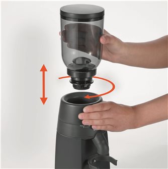 Electric coffee grinder - plastic body