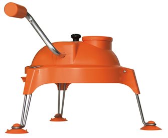 Manual vegetable cutter with 2 cutting discs