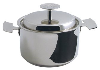 Baumstal stainless induction cooking pot 20 cm with lid