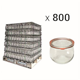 Weck jar 580 ml per pallet of 800