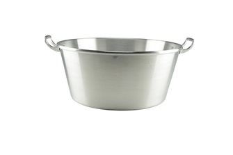 Aluminum bowl with jam diameter 40 cm