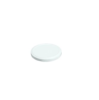 White twist off capsules 100 mm in diameter by 20