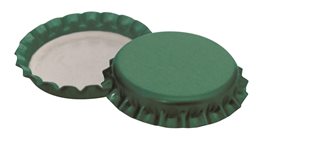 29 mm green crown caps for wine bottles