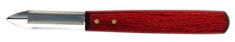 1-edged peeler stainless steel blade charming cherry wood handle