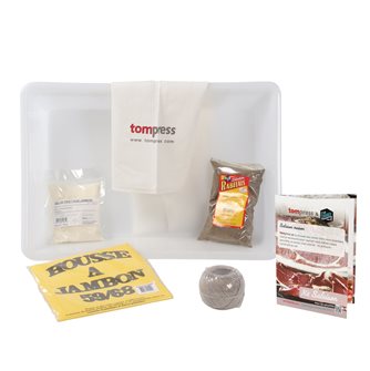 Kit for salting dry ham by Tom Press