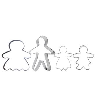 Mannele family cookie cutter