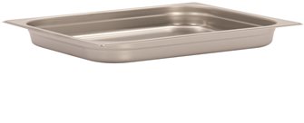GN gastronorm stainless steel tray 1 / 2h. 2 cm EN-631