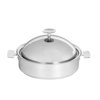Saucepan Baumstal induction stainless steel 24 cm with lid
