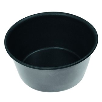 Set of 6 muffin boxes 7 cm in non-stick Obsidian steel