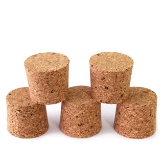 Conical cork plug 38x33x33 mm. Packet of 5 units.
